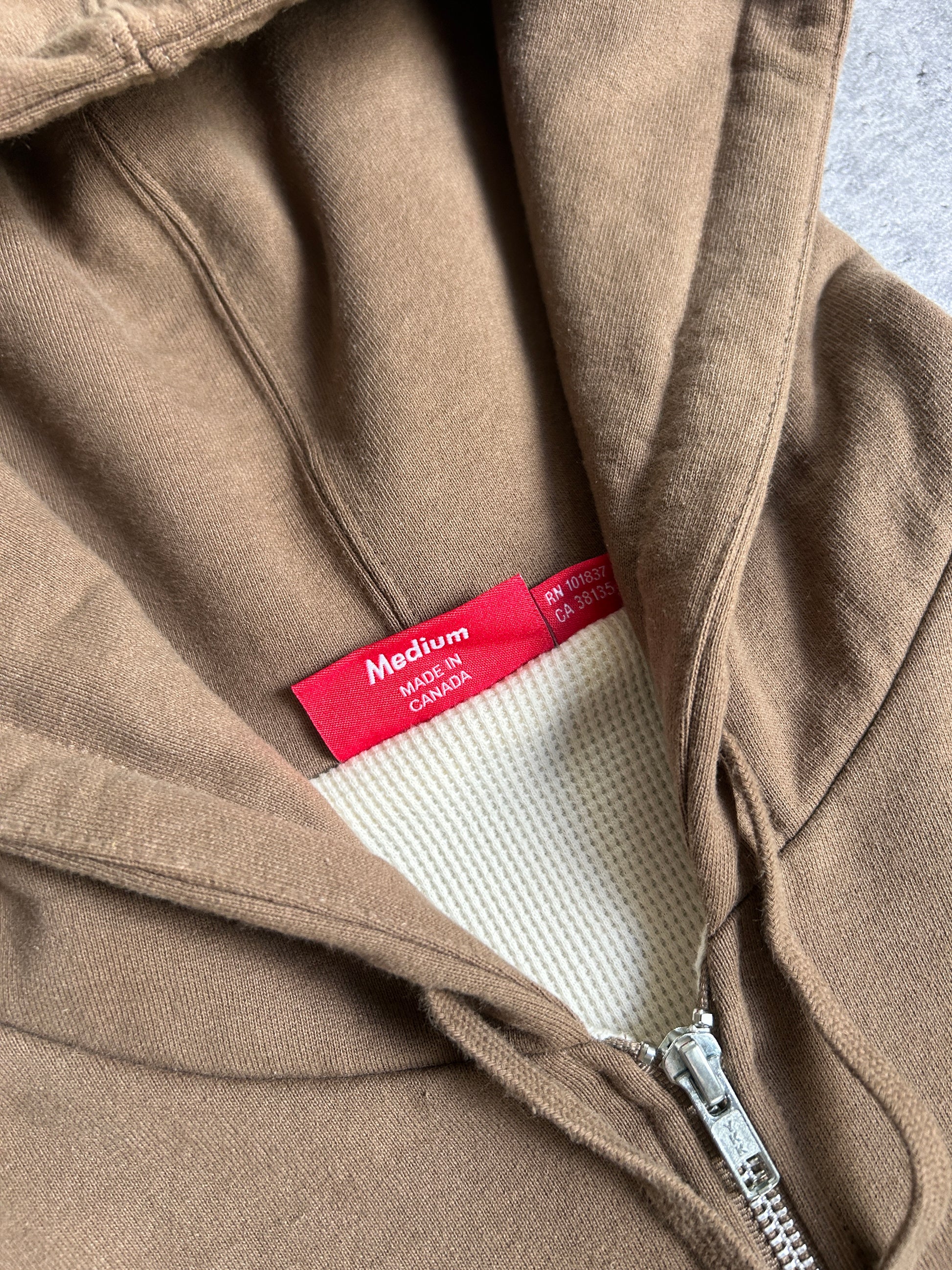 SUPREME ARC THERMAL ZIP UP HOODIE (M)
