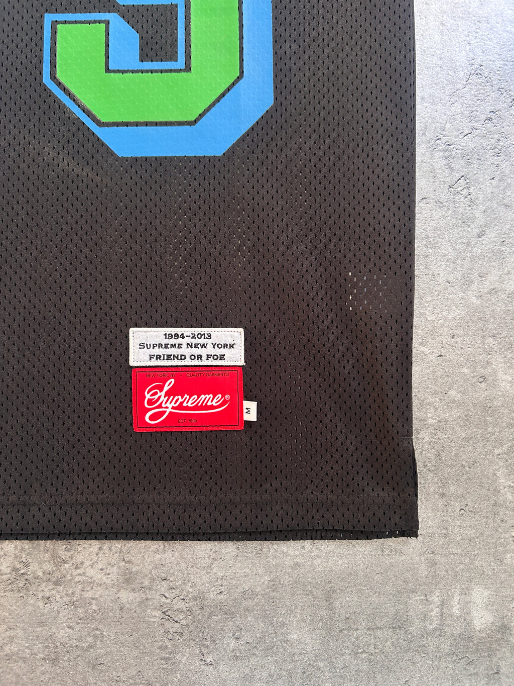SUPREME DIAMOND RIB JERSEY (M)