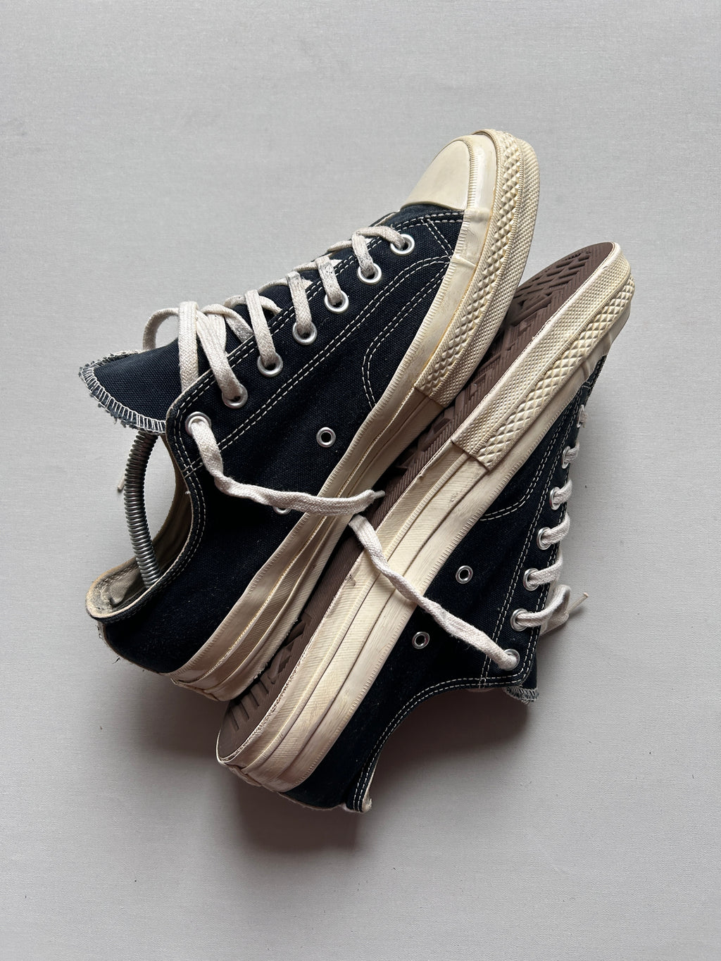 CONVERSE X CDG LOW BLACK (45EU)