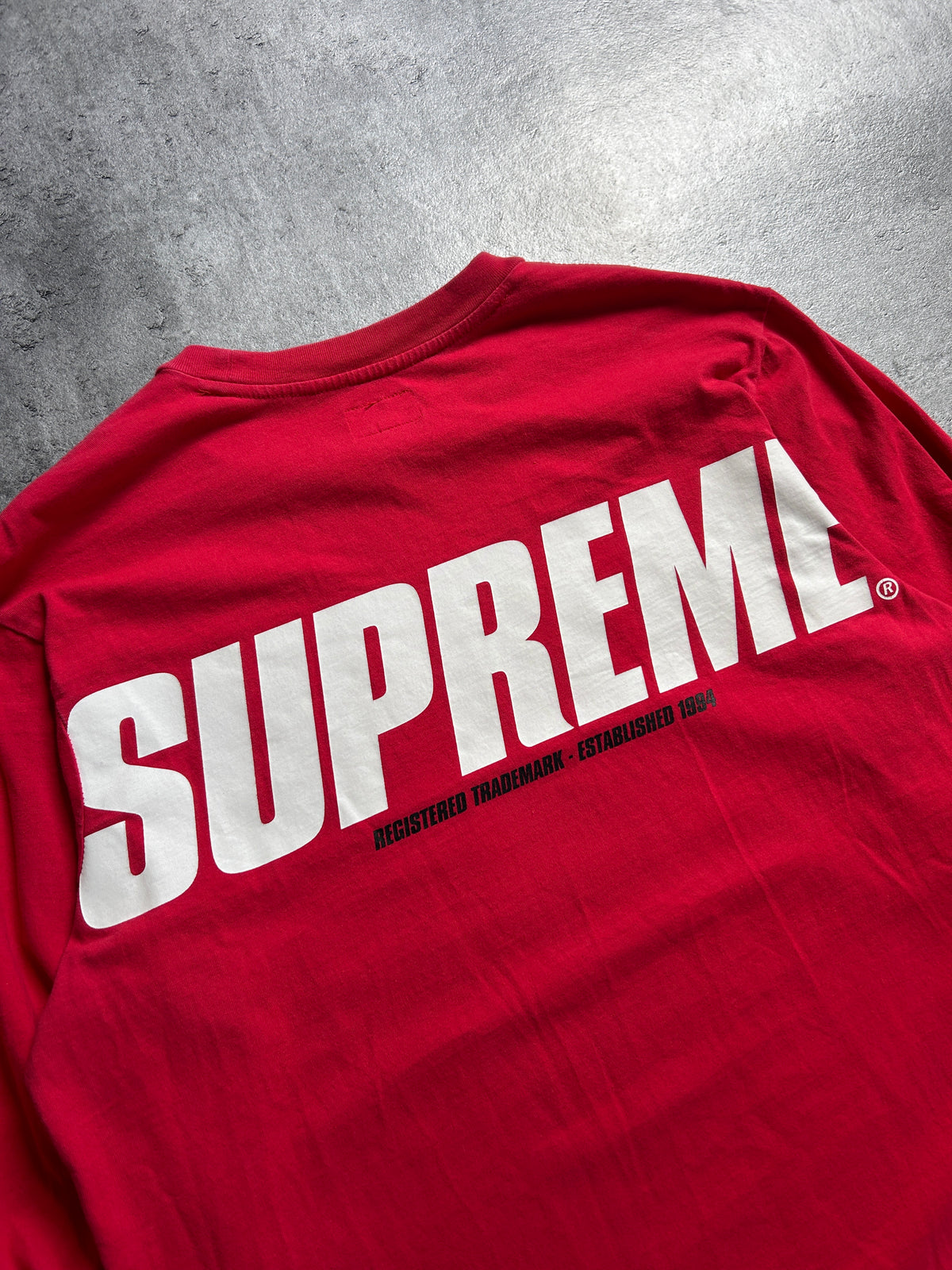 SUPREME TRADEMARK LONGSLEEVE (M)