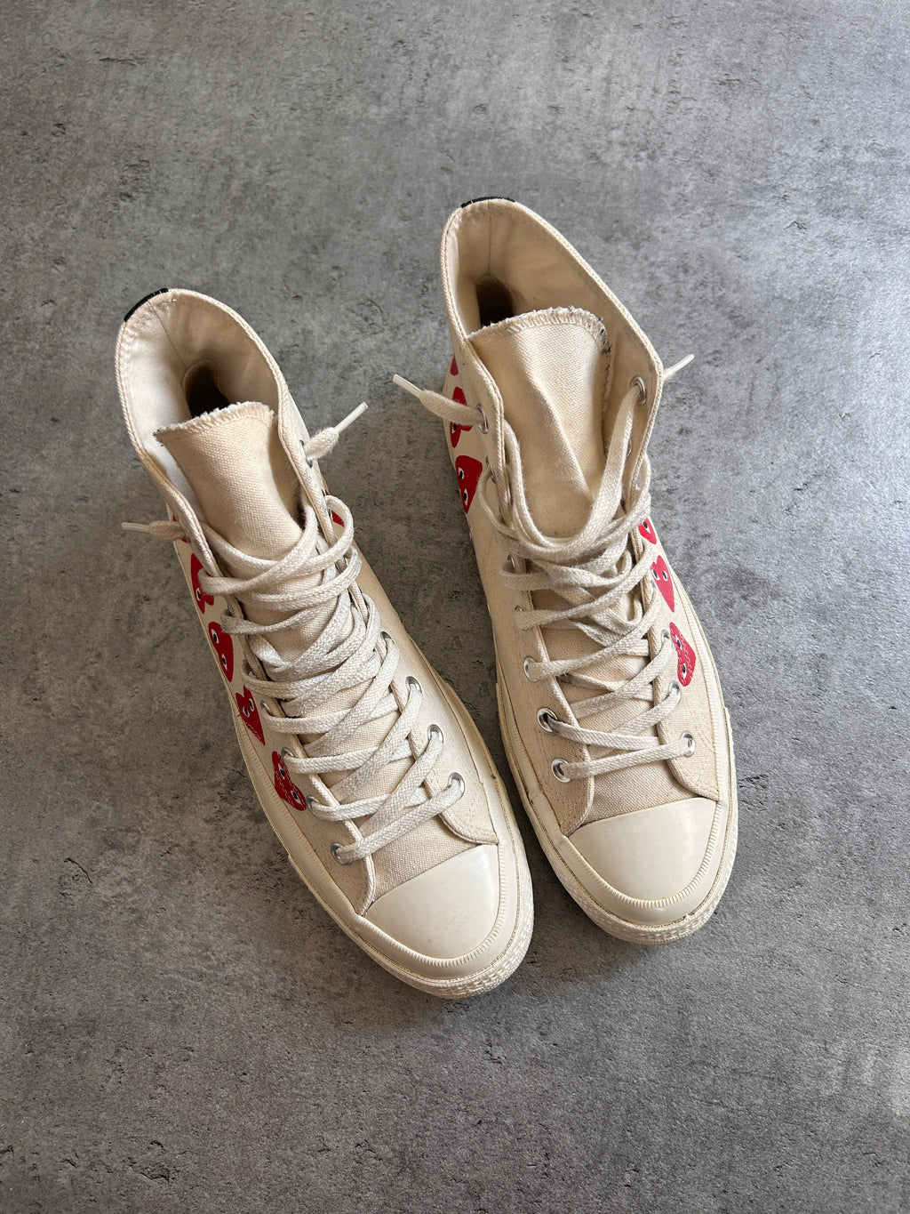 CONVERSE X CDG HIGH “BEIGE” 44/44.5EU