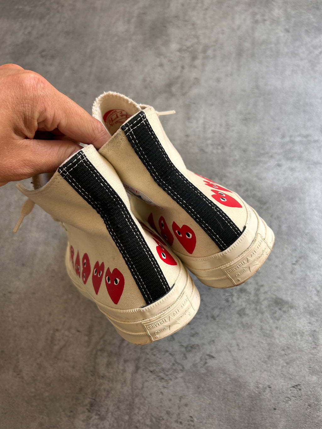 CONVERSE X CDG HIGH “BEIGE” 44/44.5EU