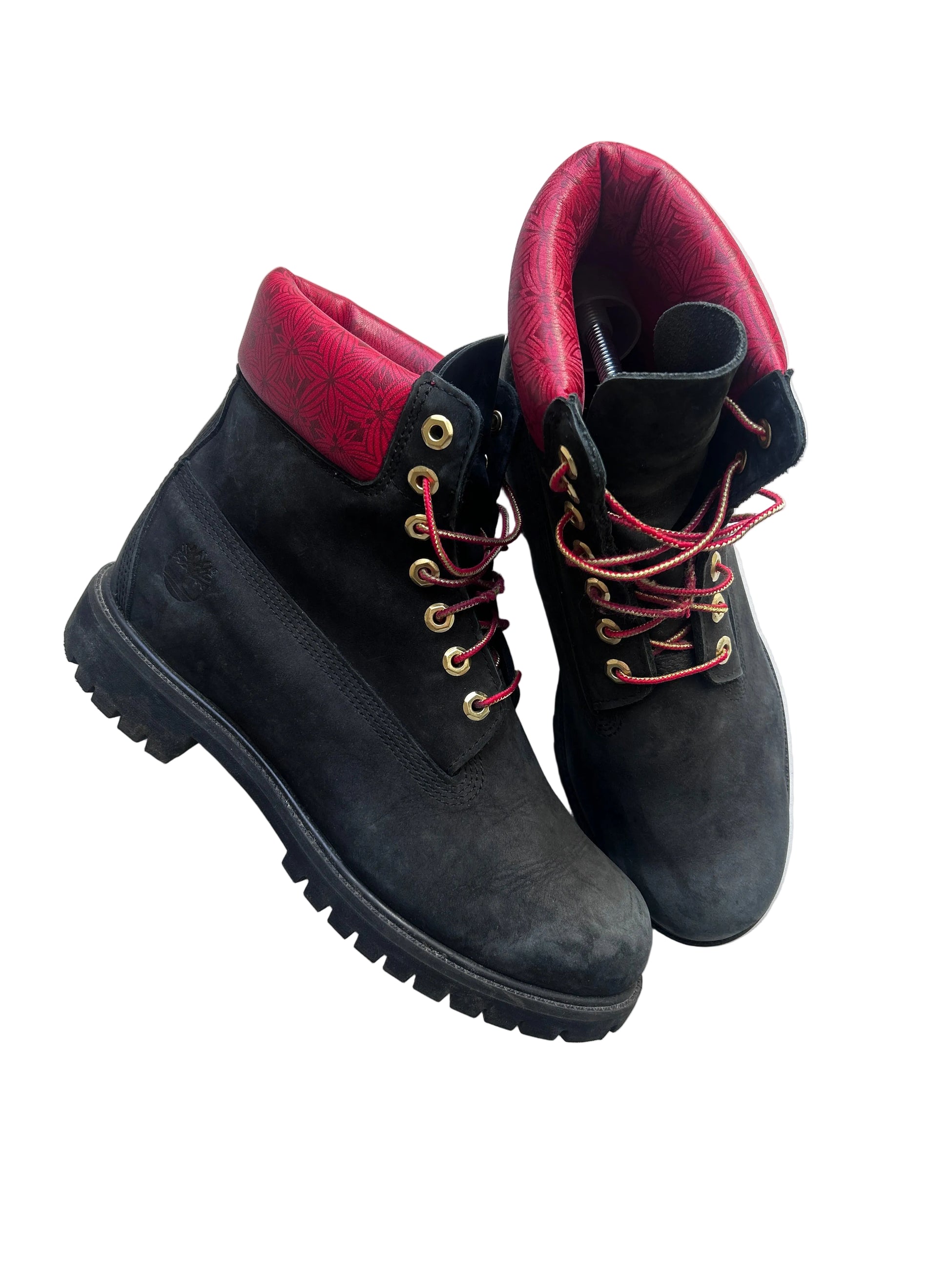 TIMBERLAND 6INCH BOOT “BLACK/RED” 45EU