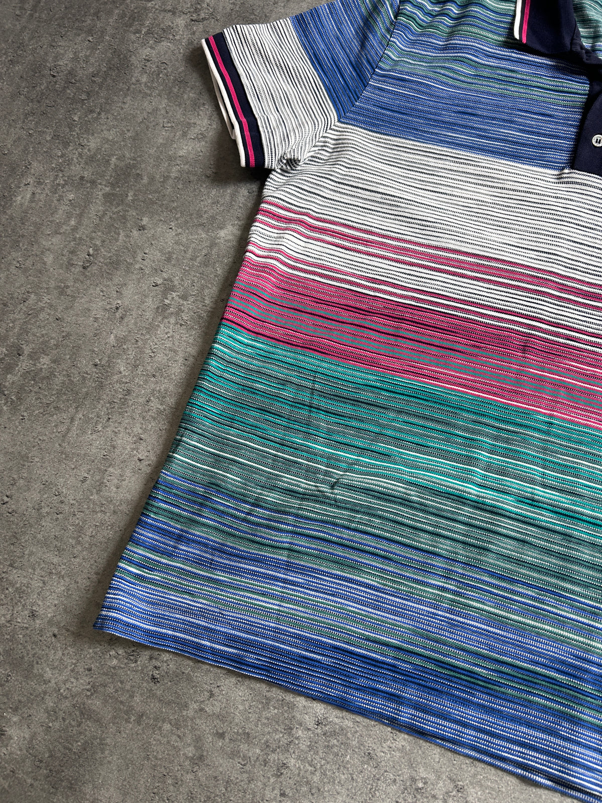 MISSONI STRIPE POLO (L)