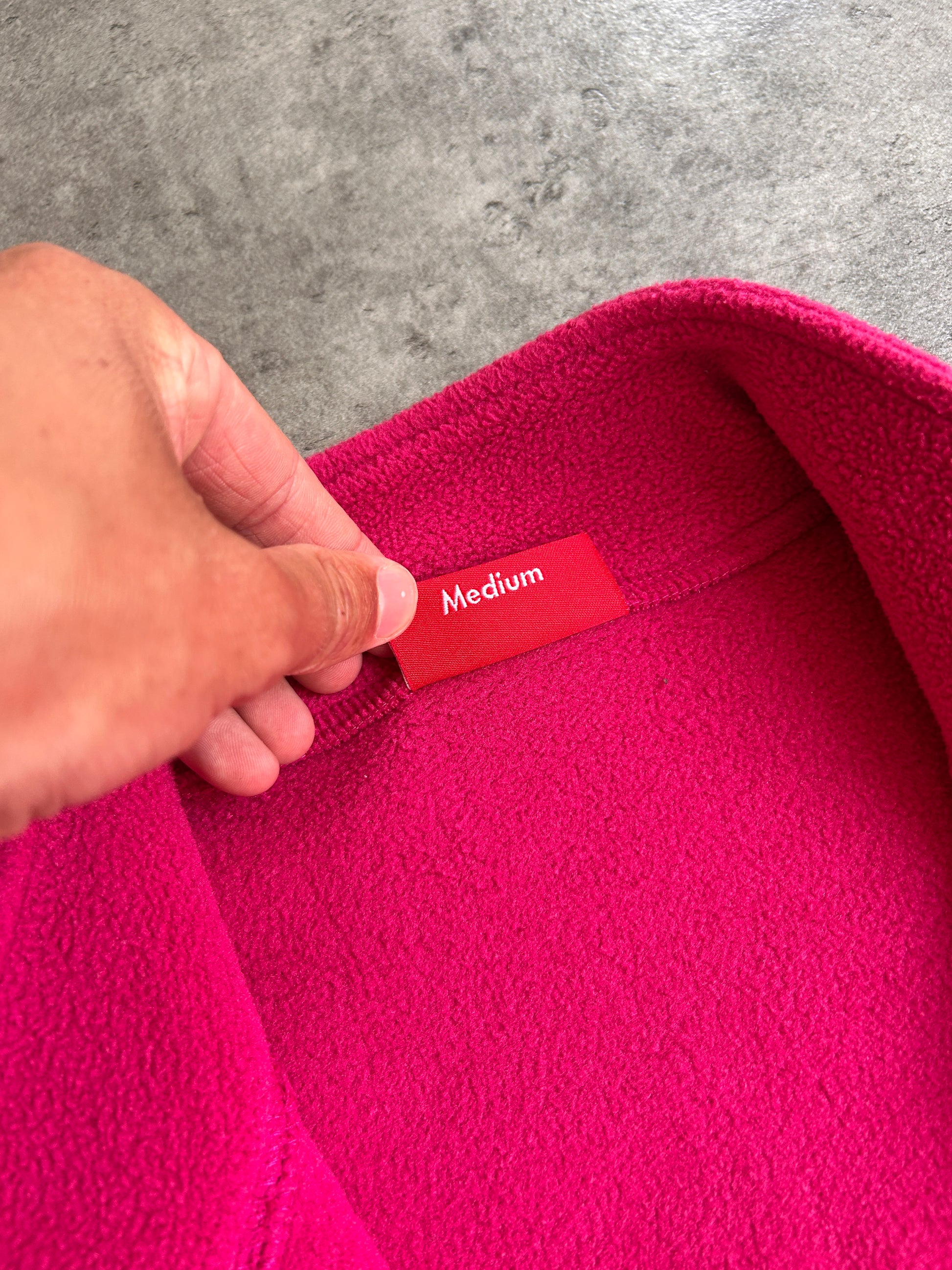 SUPREME POLARTEC HALF ZIP PULLOVER (M)