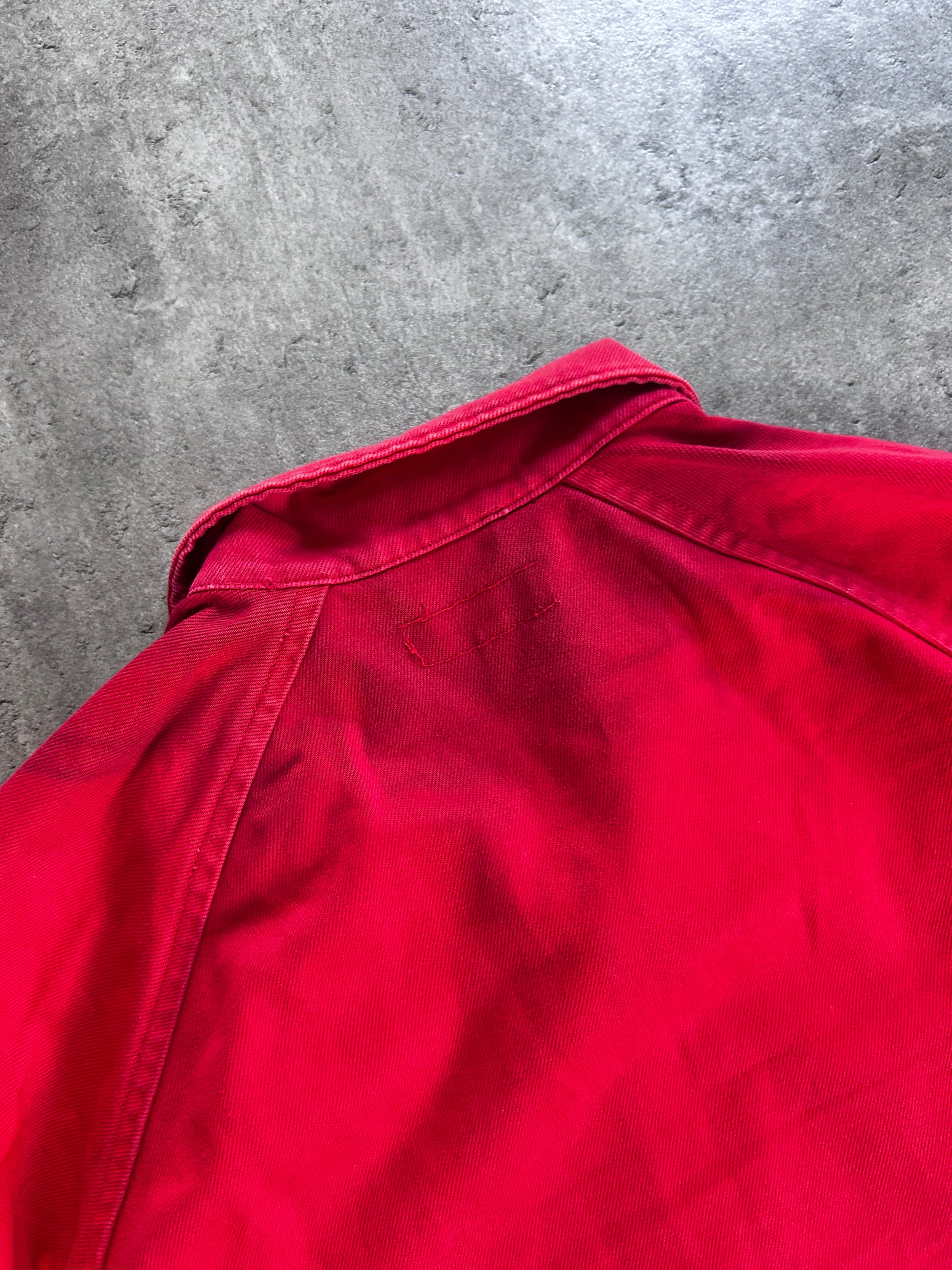 SUPREME ARC DENIM JACKET “RED” (M)