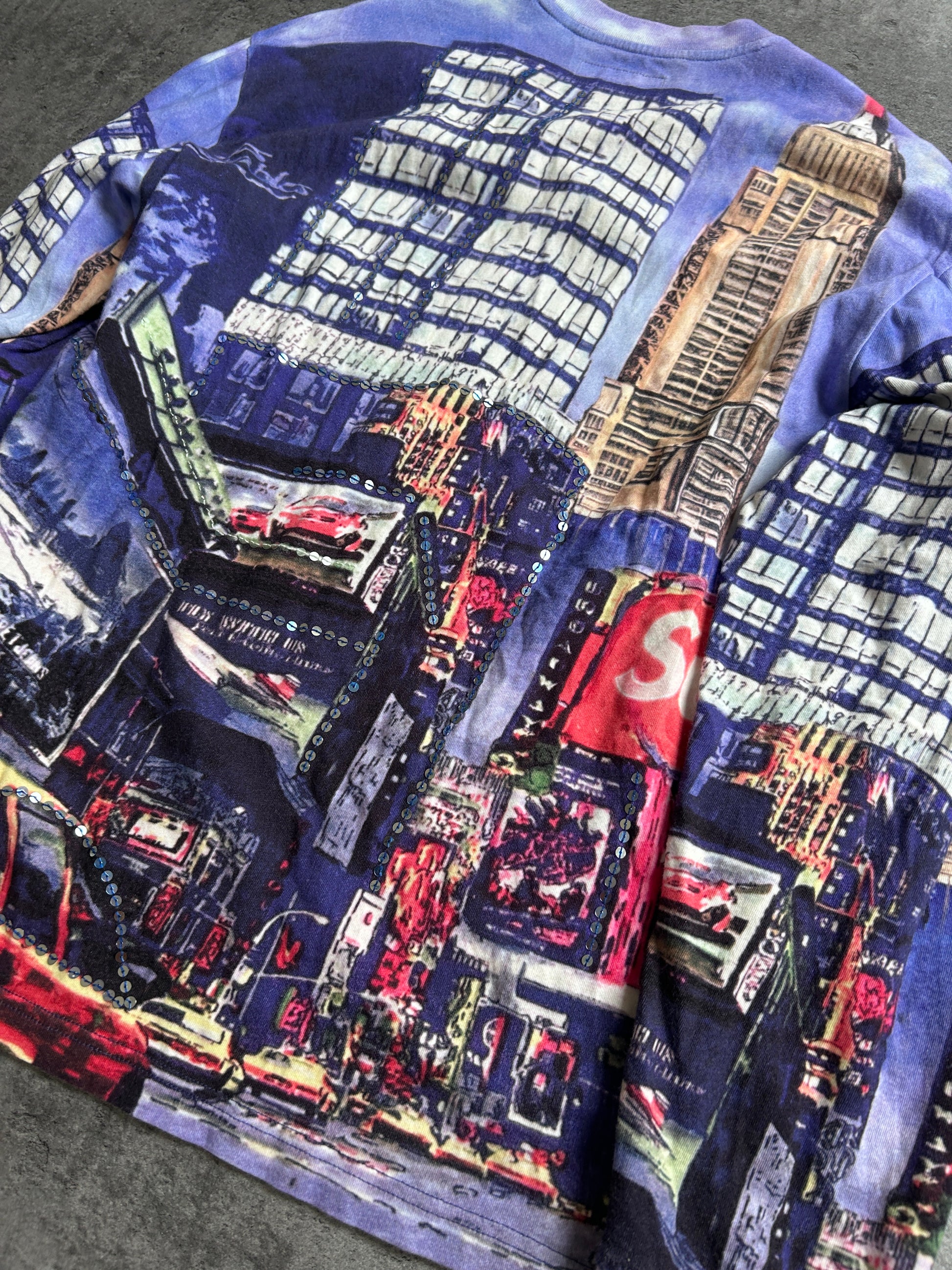 SUPREME SKYLINE SEQUIN LONGSLEEVE (M)