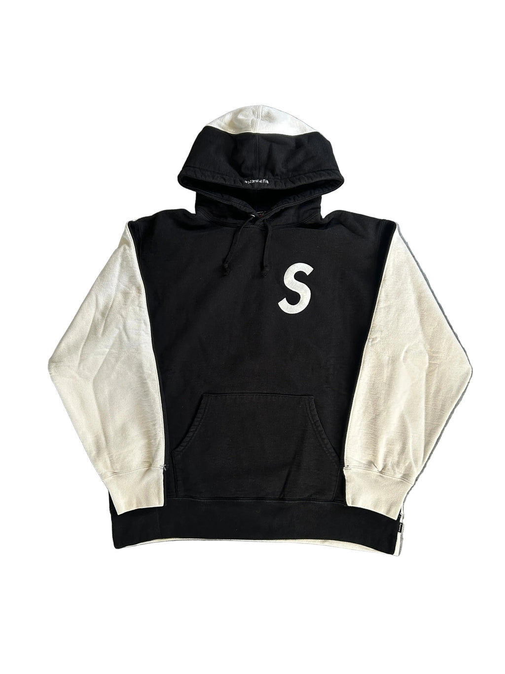 SUPREME S LOGO SPLIT HOODIE FW21 (L)
