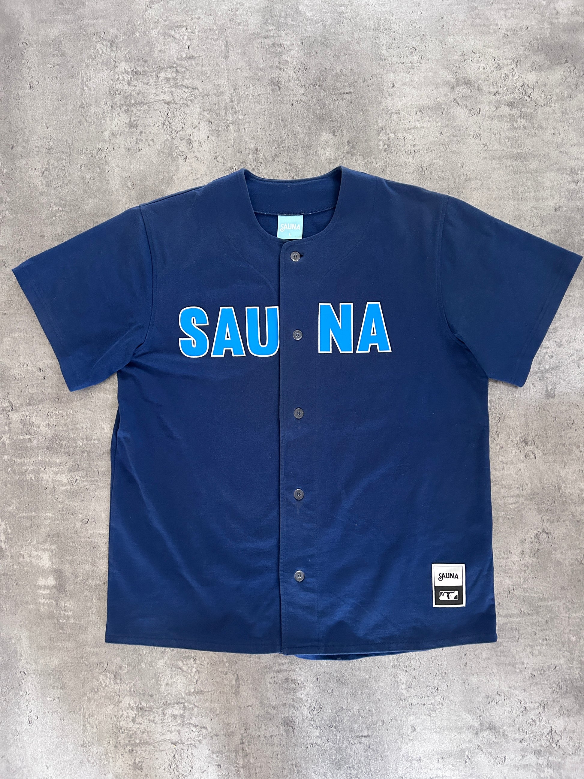 SAUNA BASEBALL JERSEY NAVY (L)