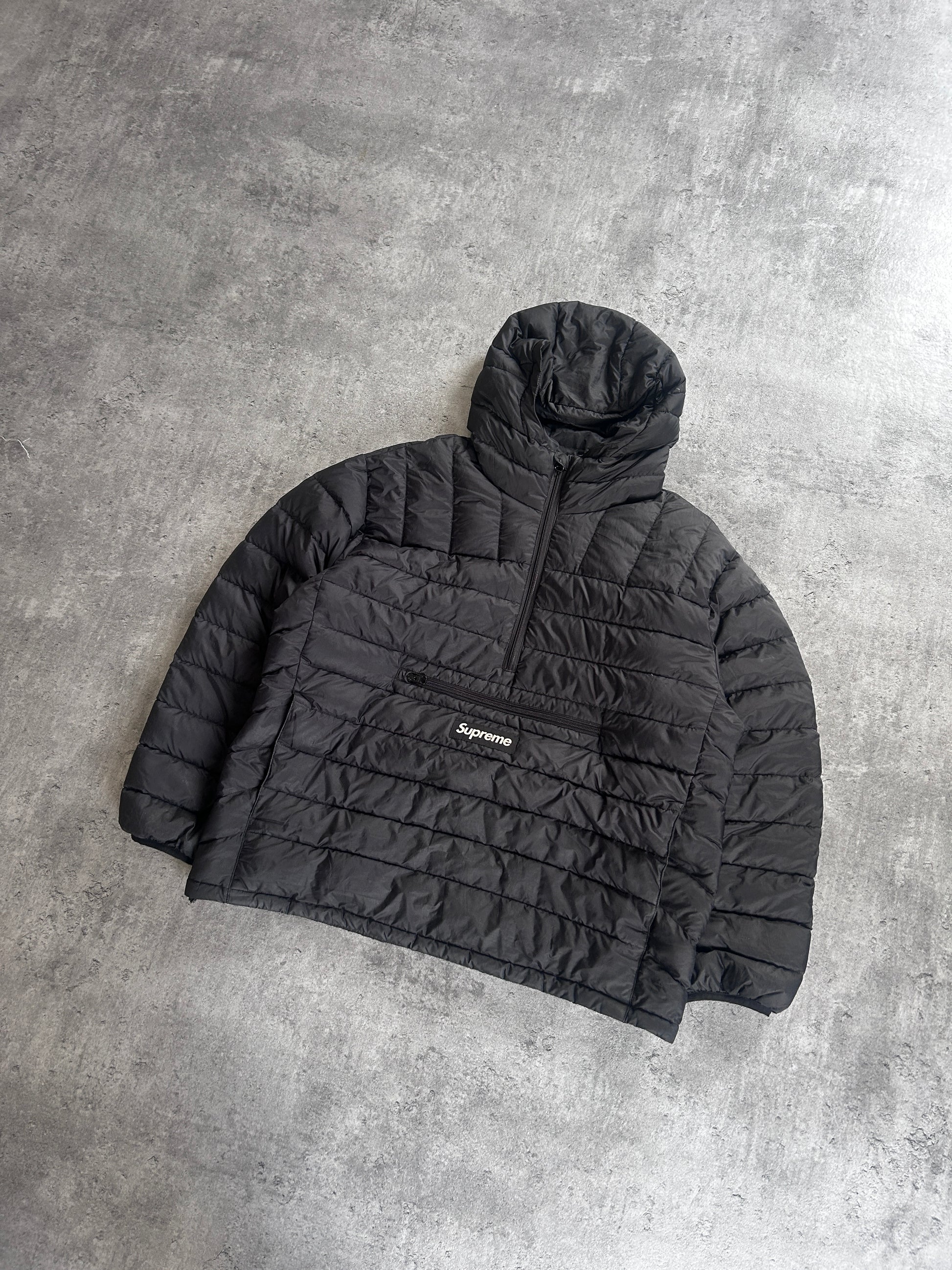 SUPREME MICRO DOWN PUFFER JACKET BLACK (M/L)