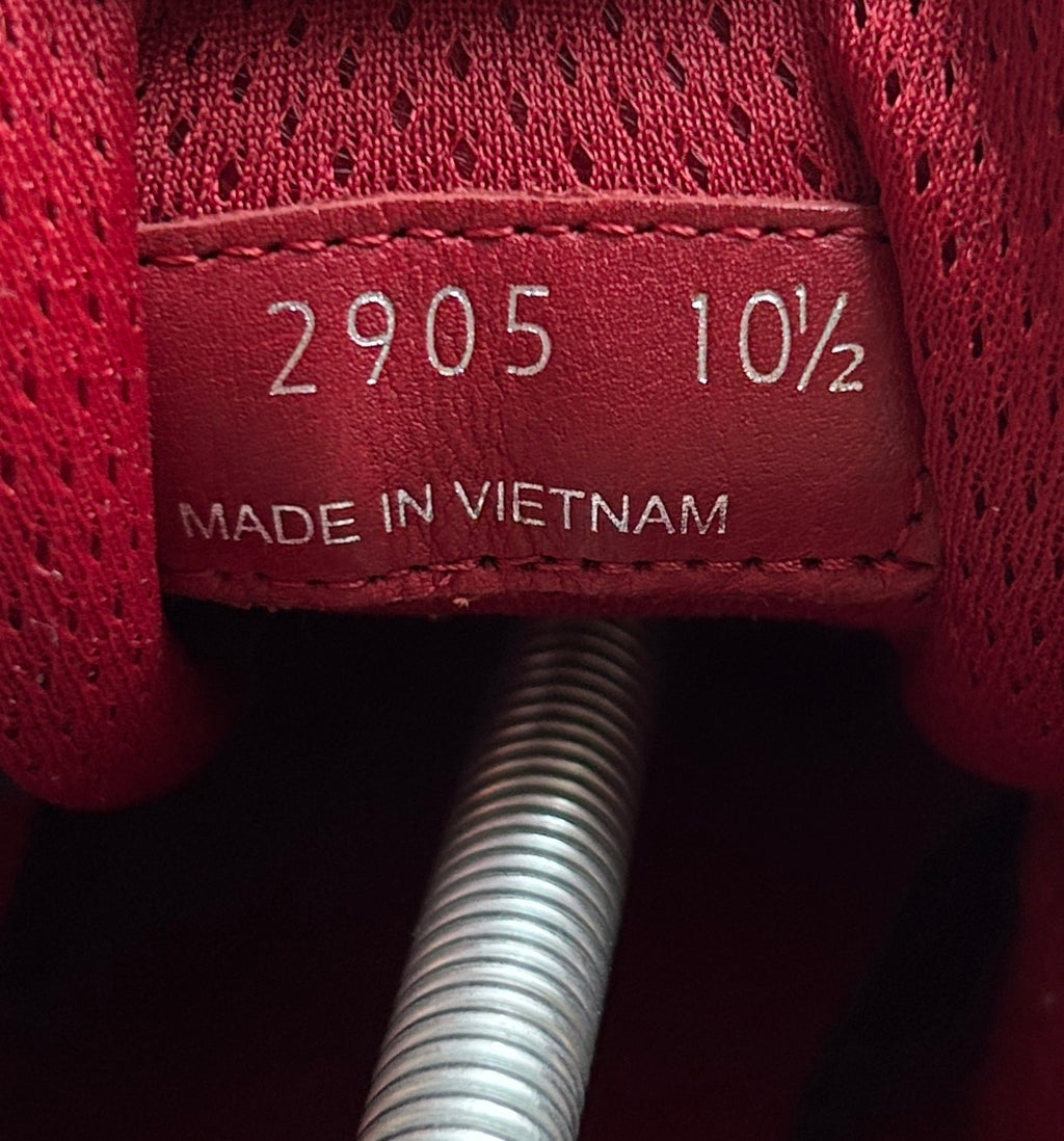 PRADA CUPS OG LEATHER “BLACK/RED” 46EU