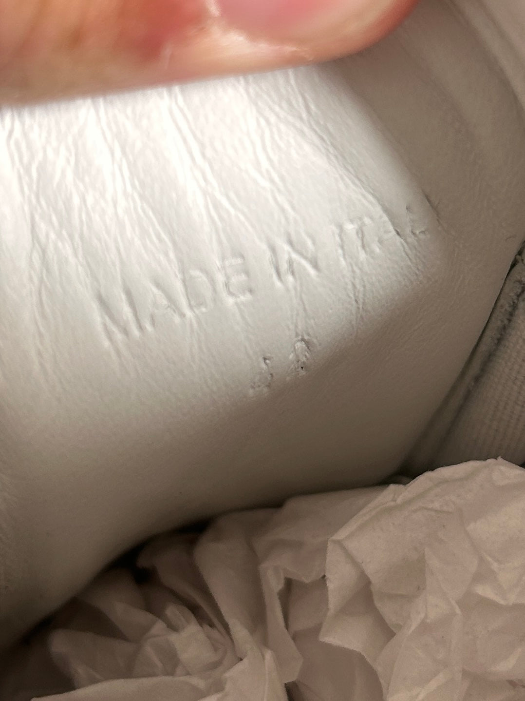 MAISON MARGIELA GATS “PATENT BLUE” 42EU