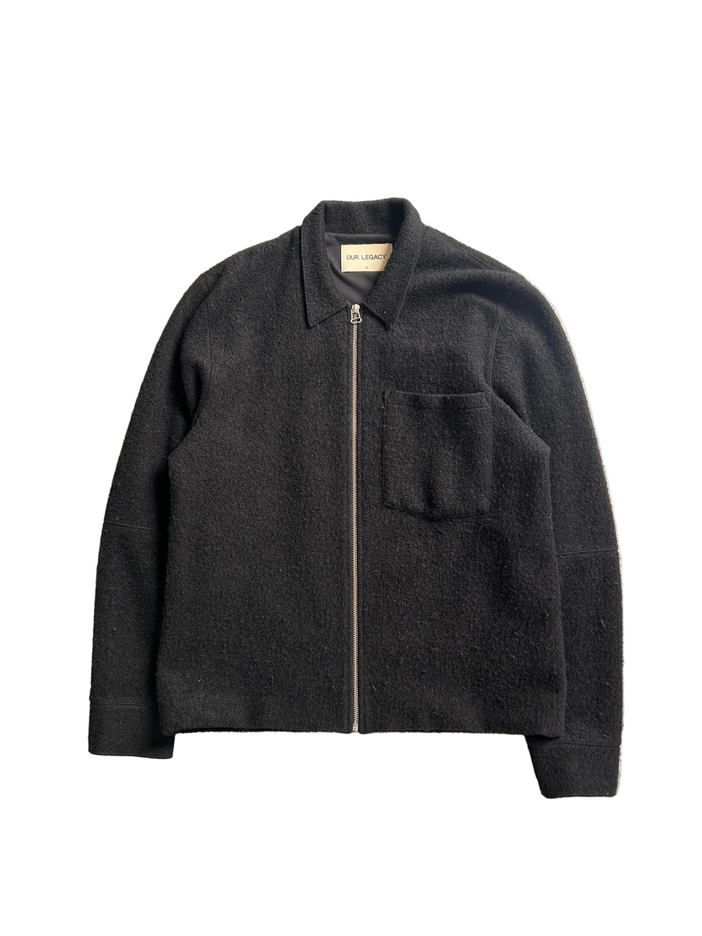 OUR LEGACY BLACK CURL OVERSHIRT (L)