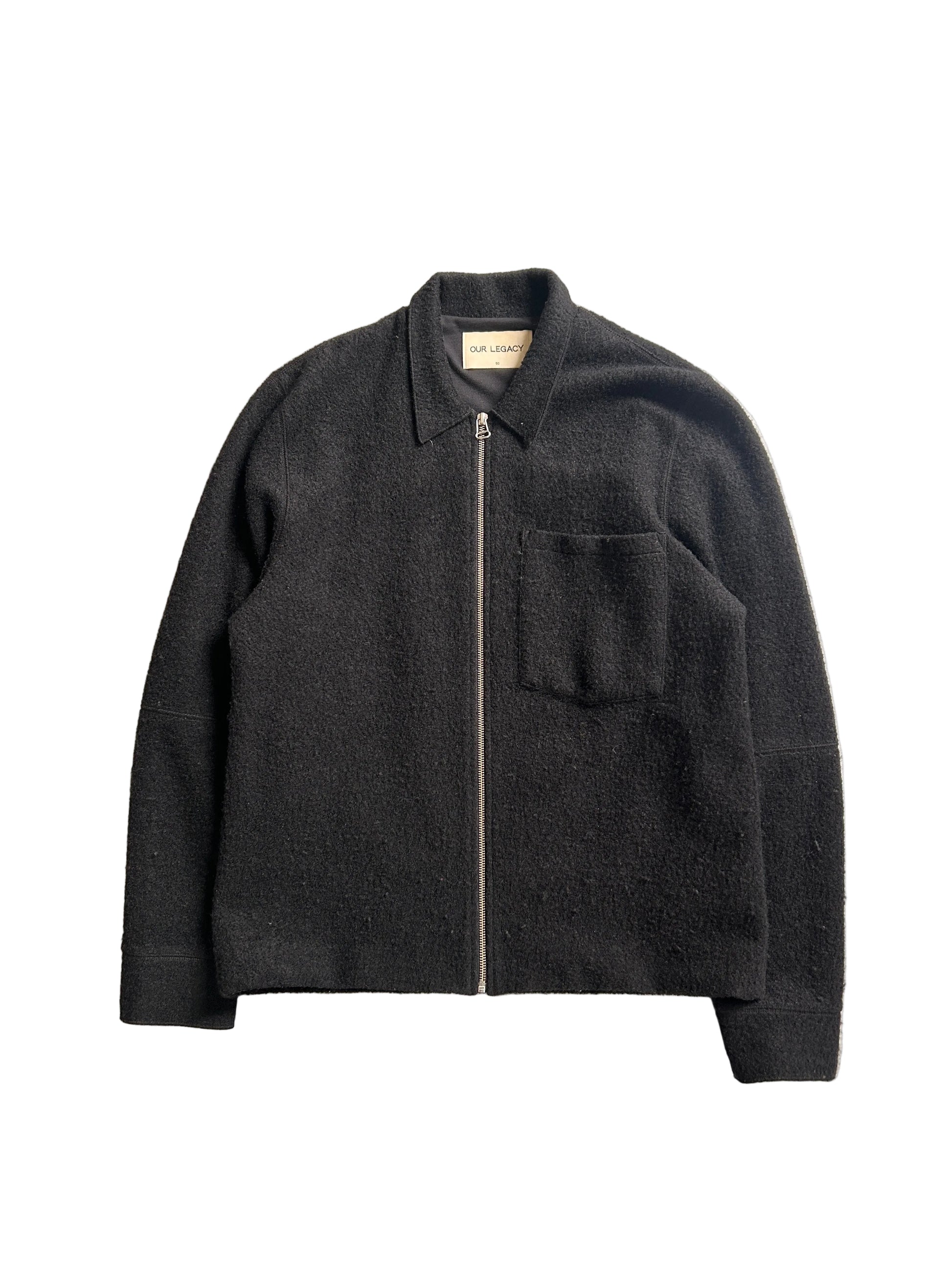 OUR LEGACY BLACK CURL OVERSHIRT (L)