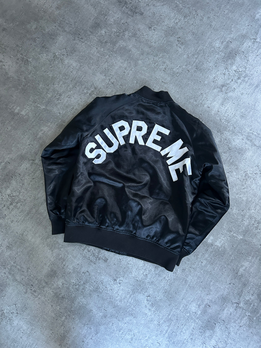 SUPREME X CHAMPION SATIN JACKET SS13 (S)