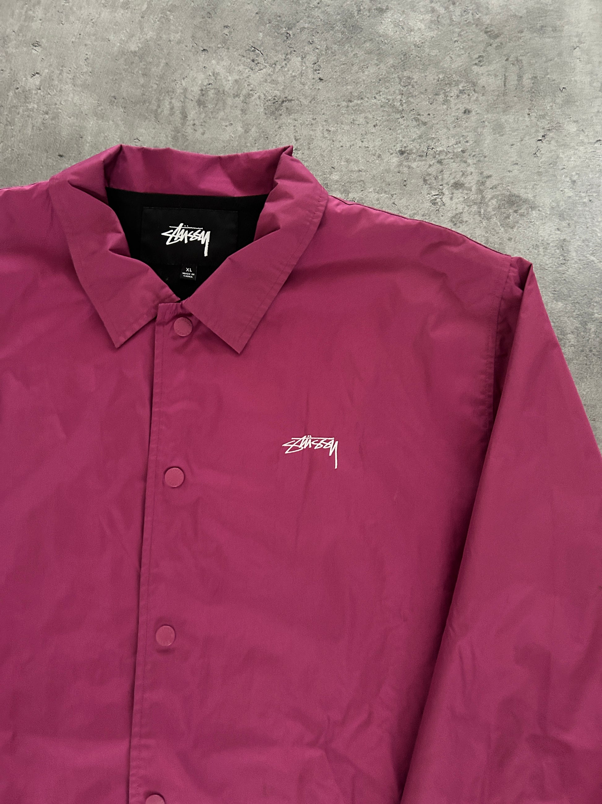 STÜSSY COACH JACKET “PURPLE” (XL)