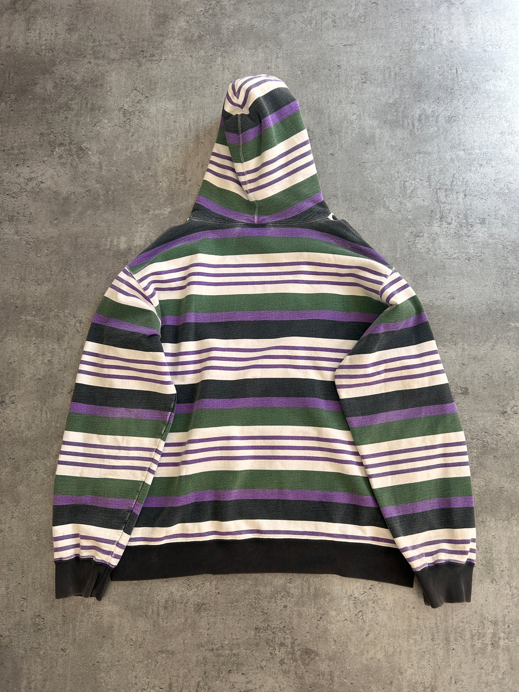 SUPREME STRIPED HOODIE “MULTICOLOR” (XL)