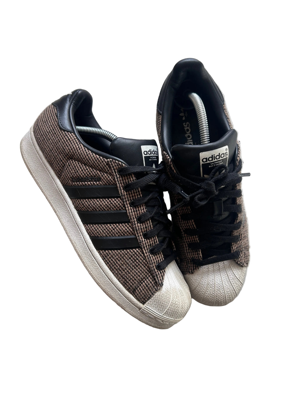 ADIDAS SUPERSTAR BROWN TWEED (44EU)
