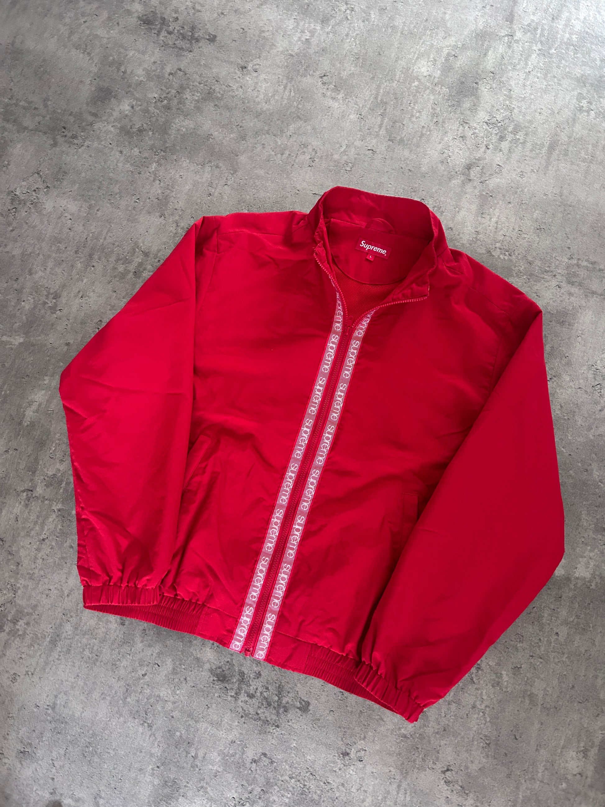 SUPREME TAPING TRACKJACKET SS18 (L)
