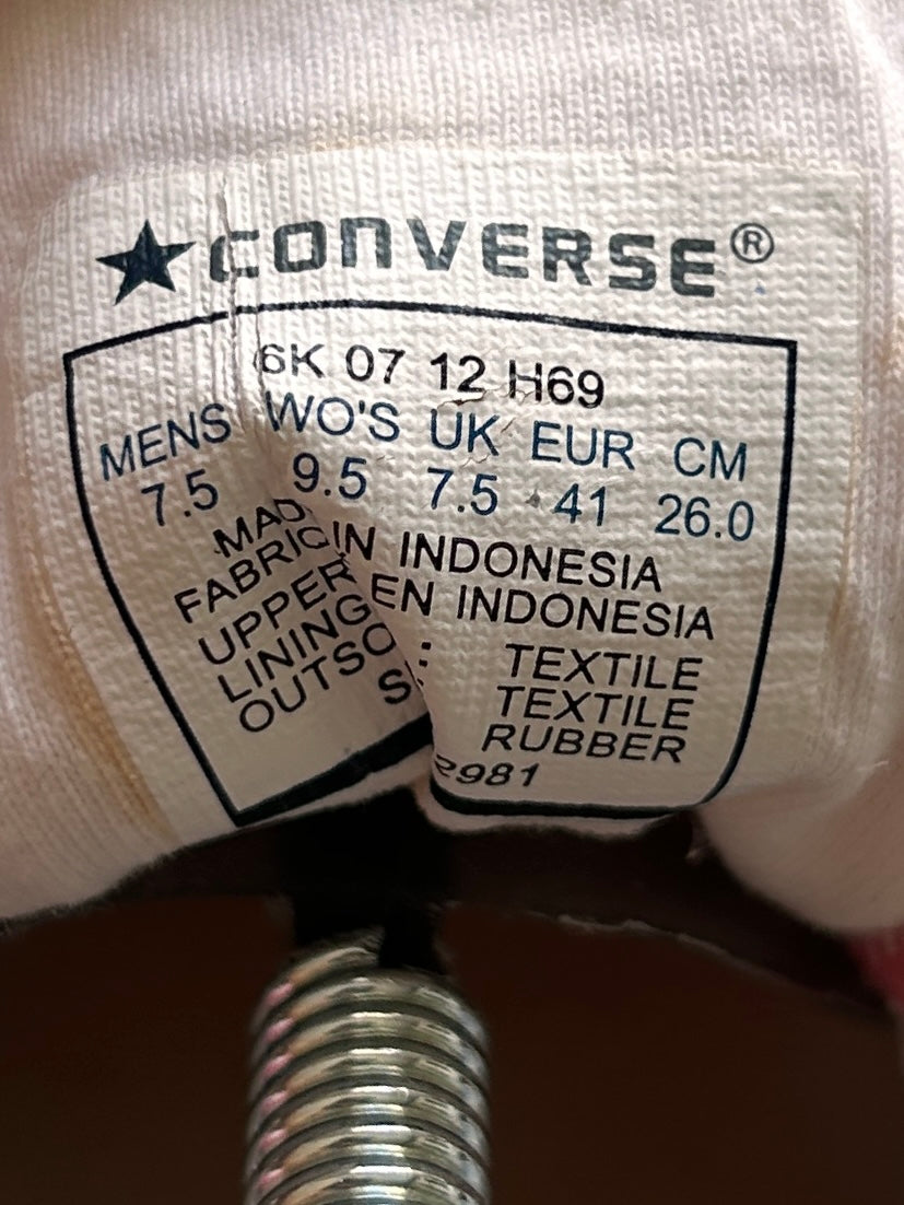 CONVERSE ALL STAR PINK PLAID (41EU)