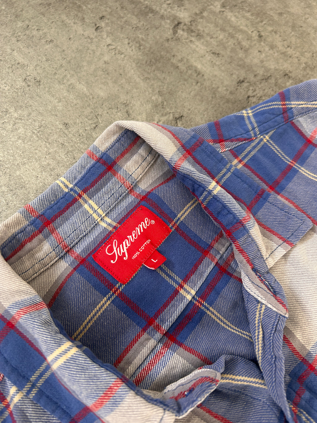 SUPREME GOD BLESS FLANNEL (L)