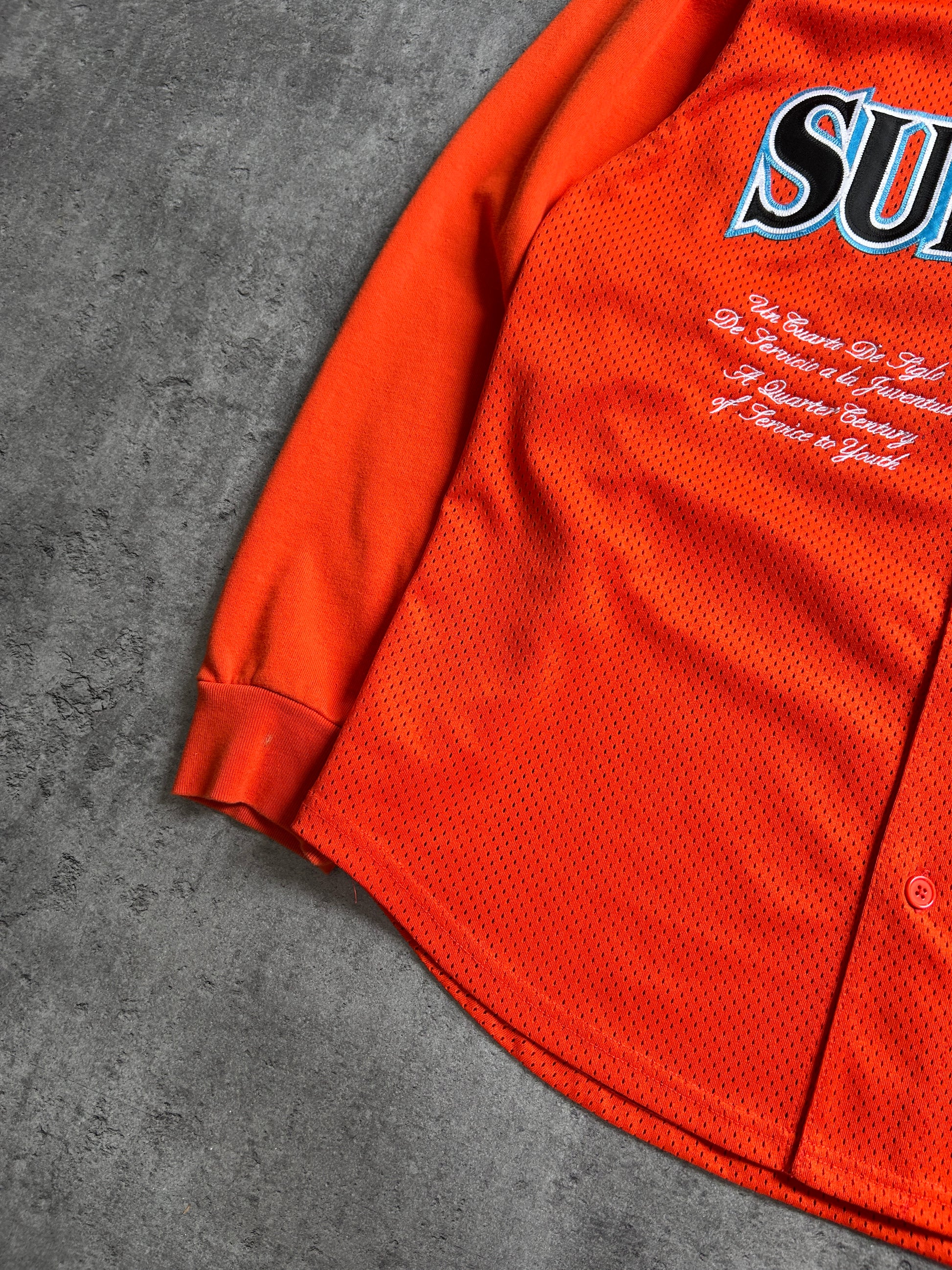 SUPREME MESH HOODIE JERSEY (M)