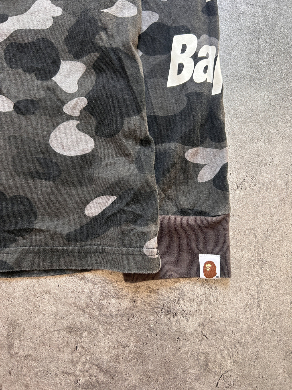 BAPE GREY CAMO LONGSLEEVE (S)