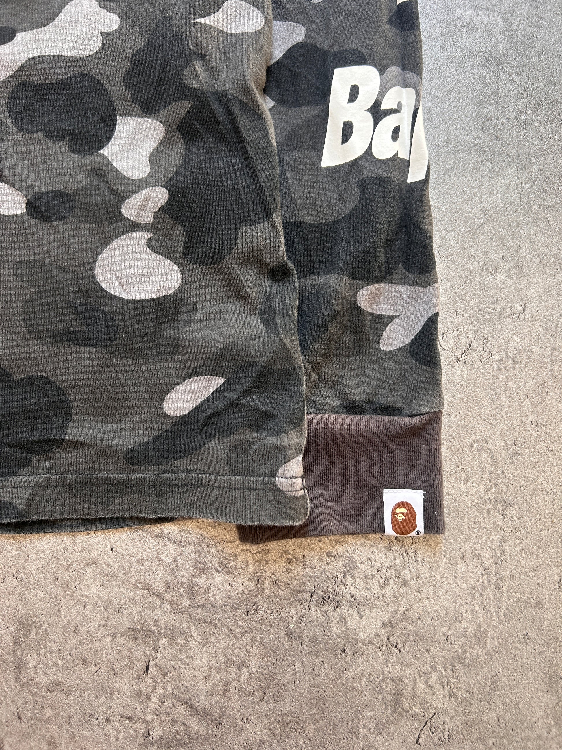 BAPE GREY CAMO LONGSLEEVE (S)