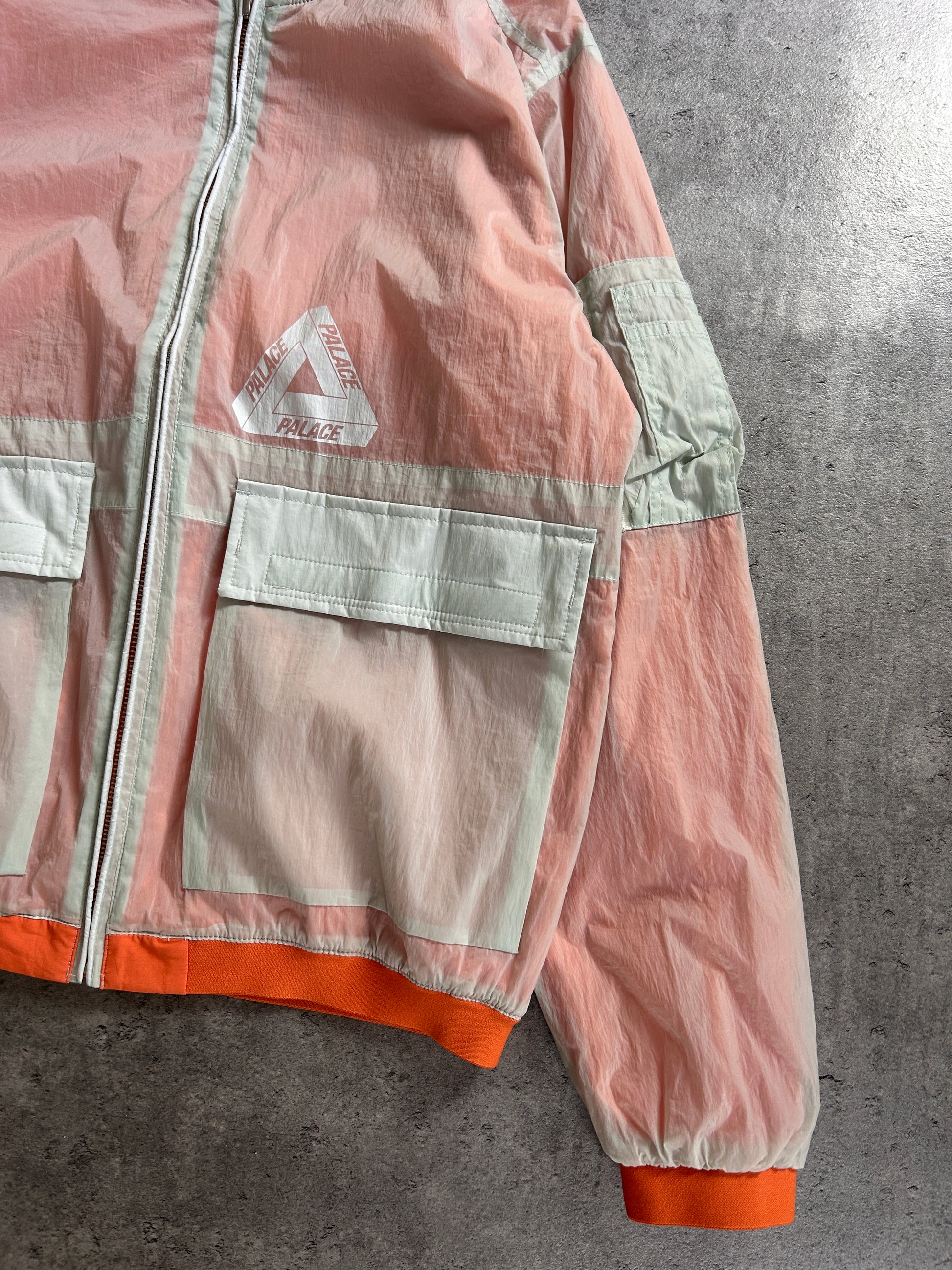 PALACE REVERSIBLE OVERLAY BOMBER JACKET (M)