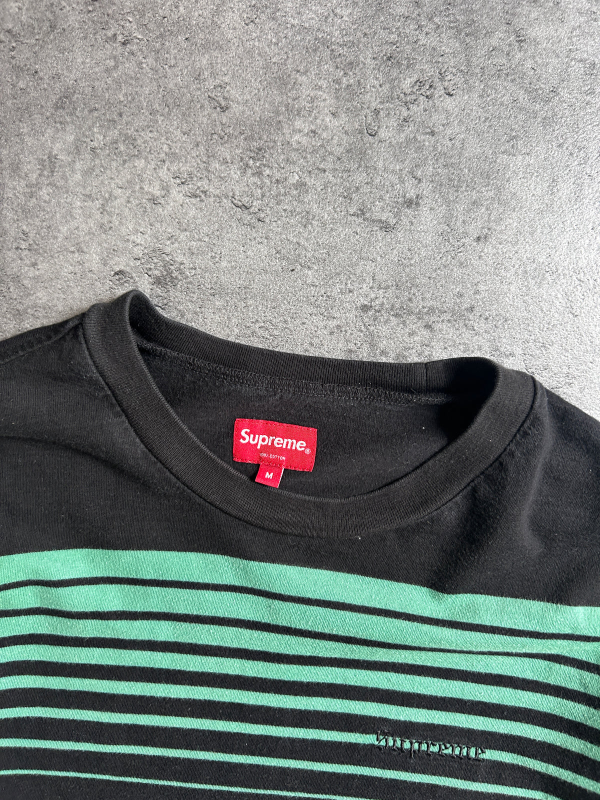 SUPREME FADE STRIPE LONGSLEEVE (M)
