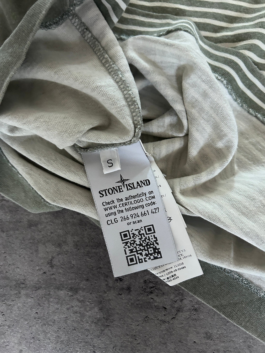 STONE ISLAND MARINA TEE (S)