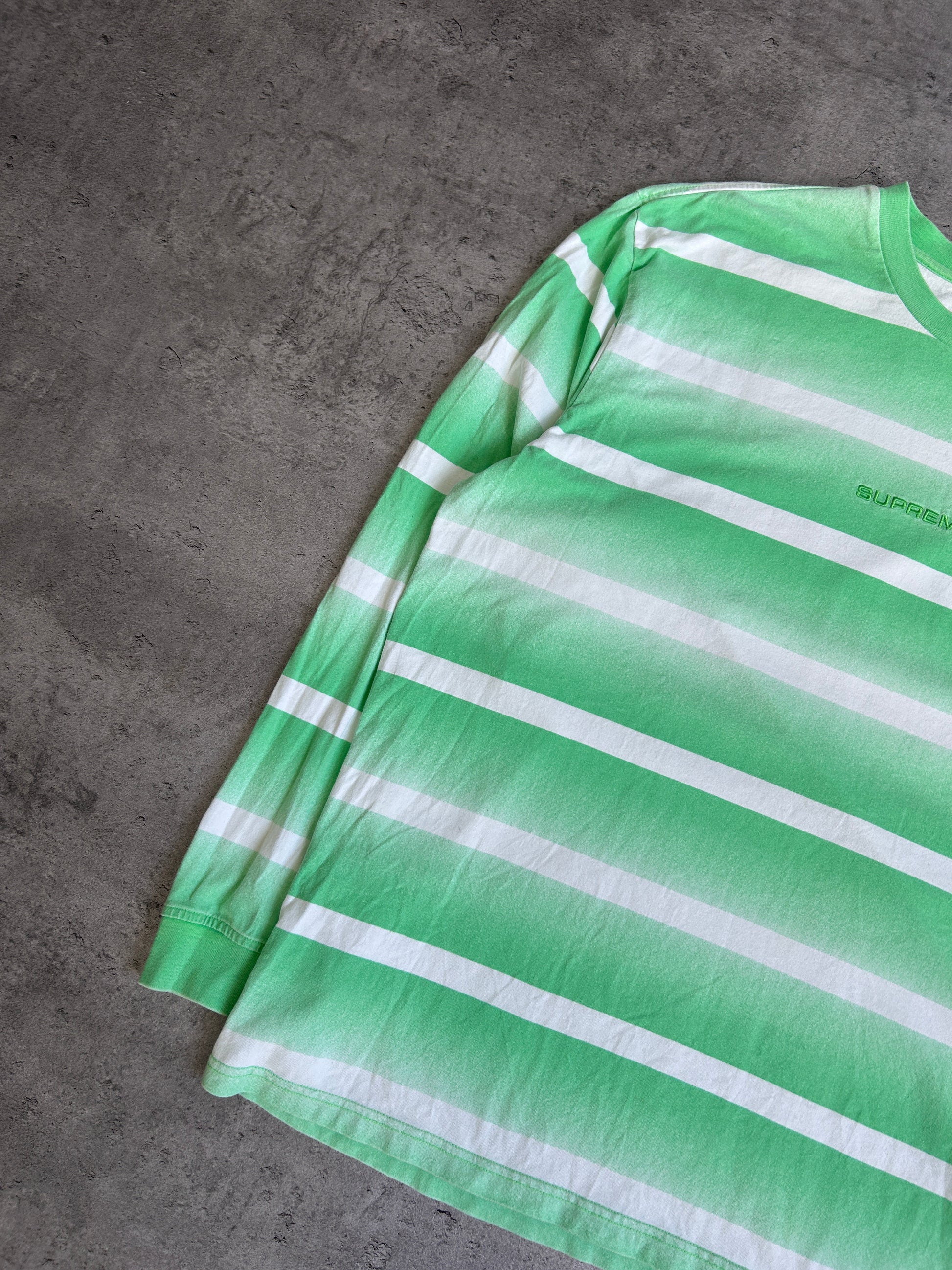 SUPREME FADE STRIPE LONGSLEEVE (L)