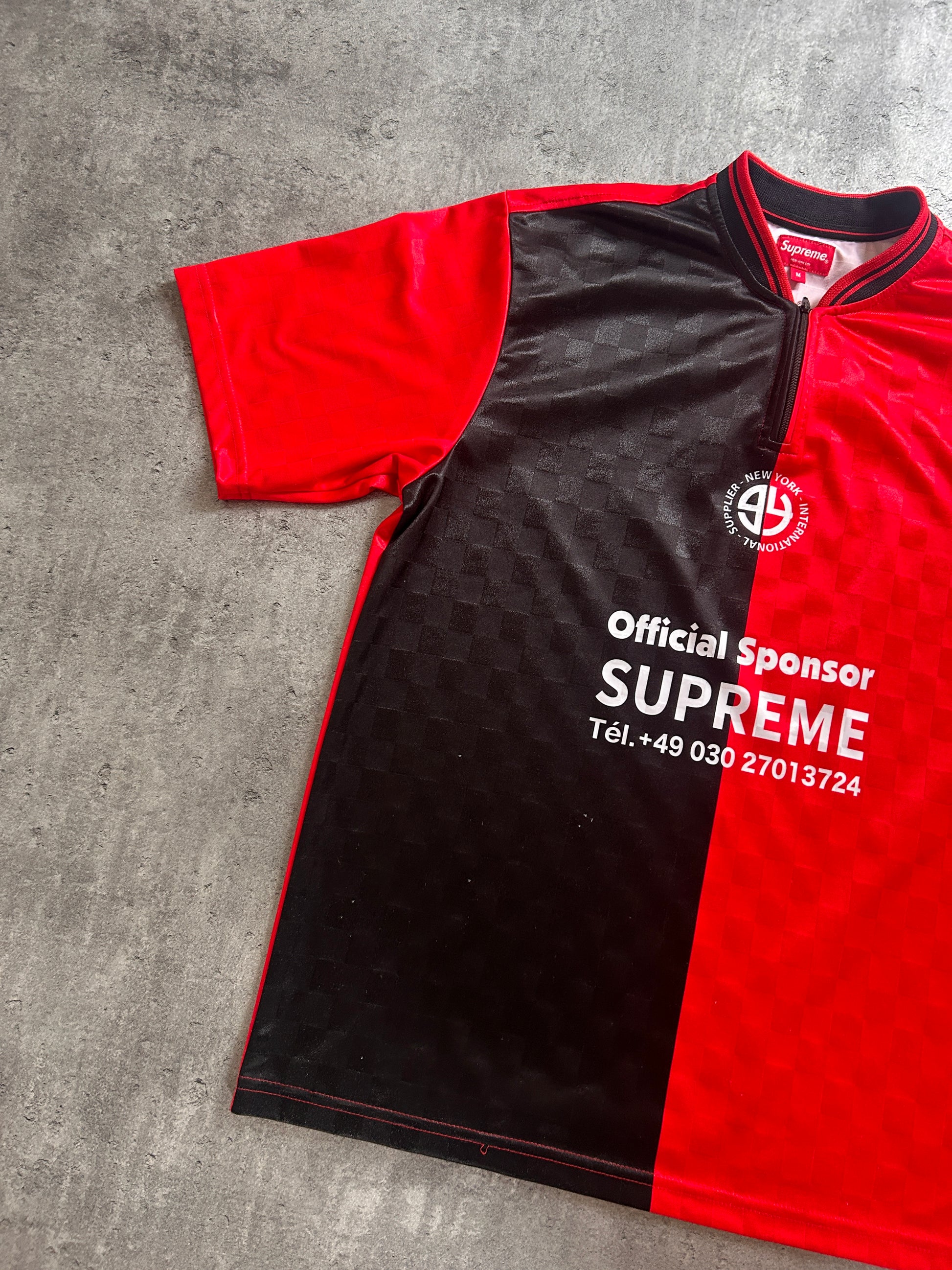 SUPREME SPLIT SOCCER JERSEY (M)