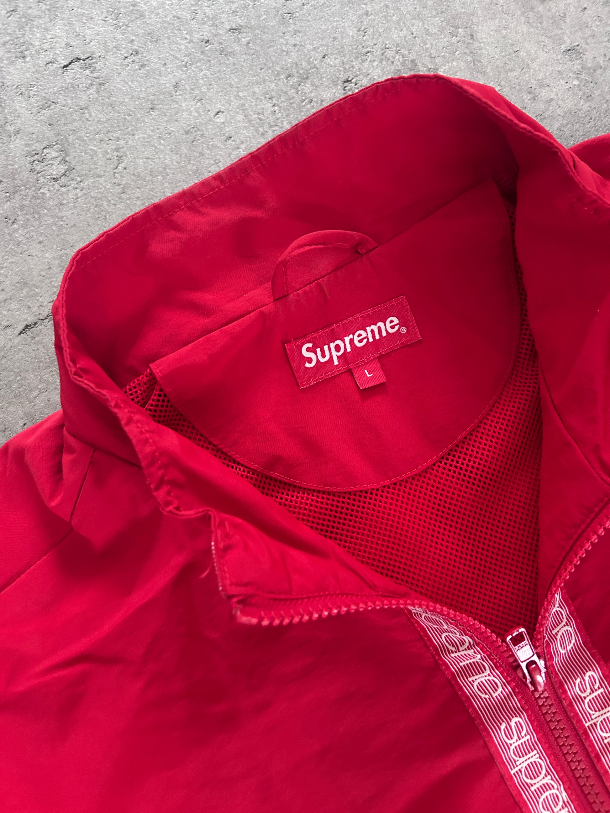 SUPREME TAPING TRACKJACKET SS18 (L)