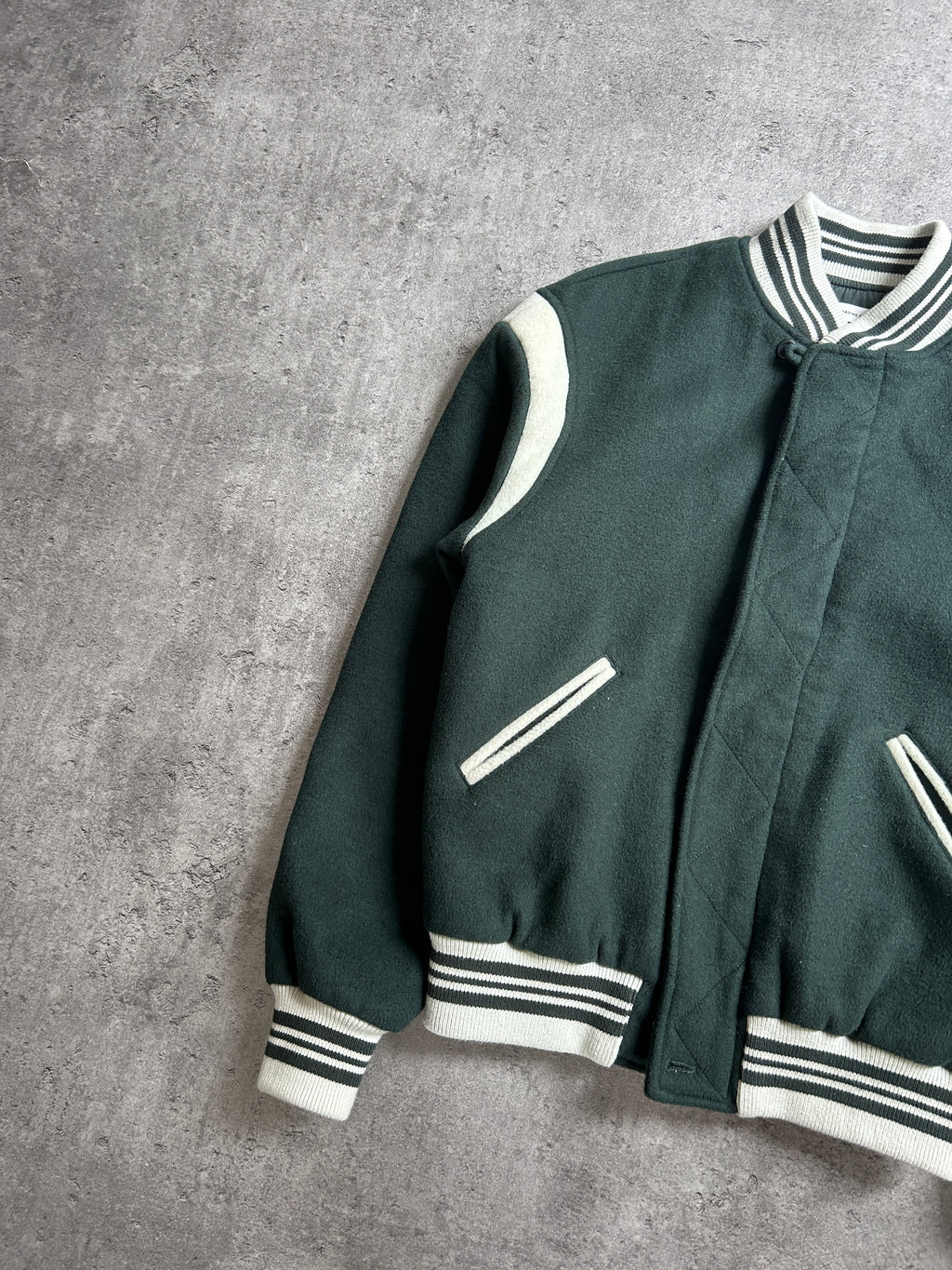 POP TRADING COMPANY X PARRA VARSITY BOMBER JACKET (S)