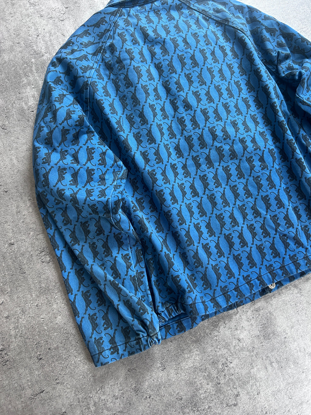SUPREME TWILL JACKET “PANTHER BLUE” (L)