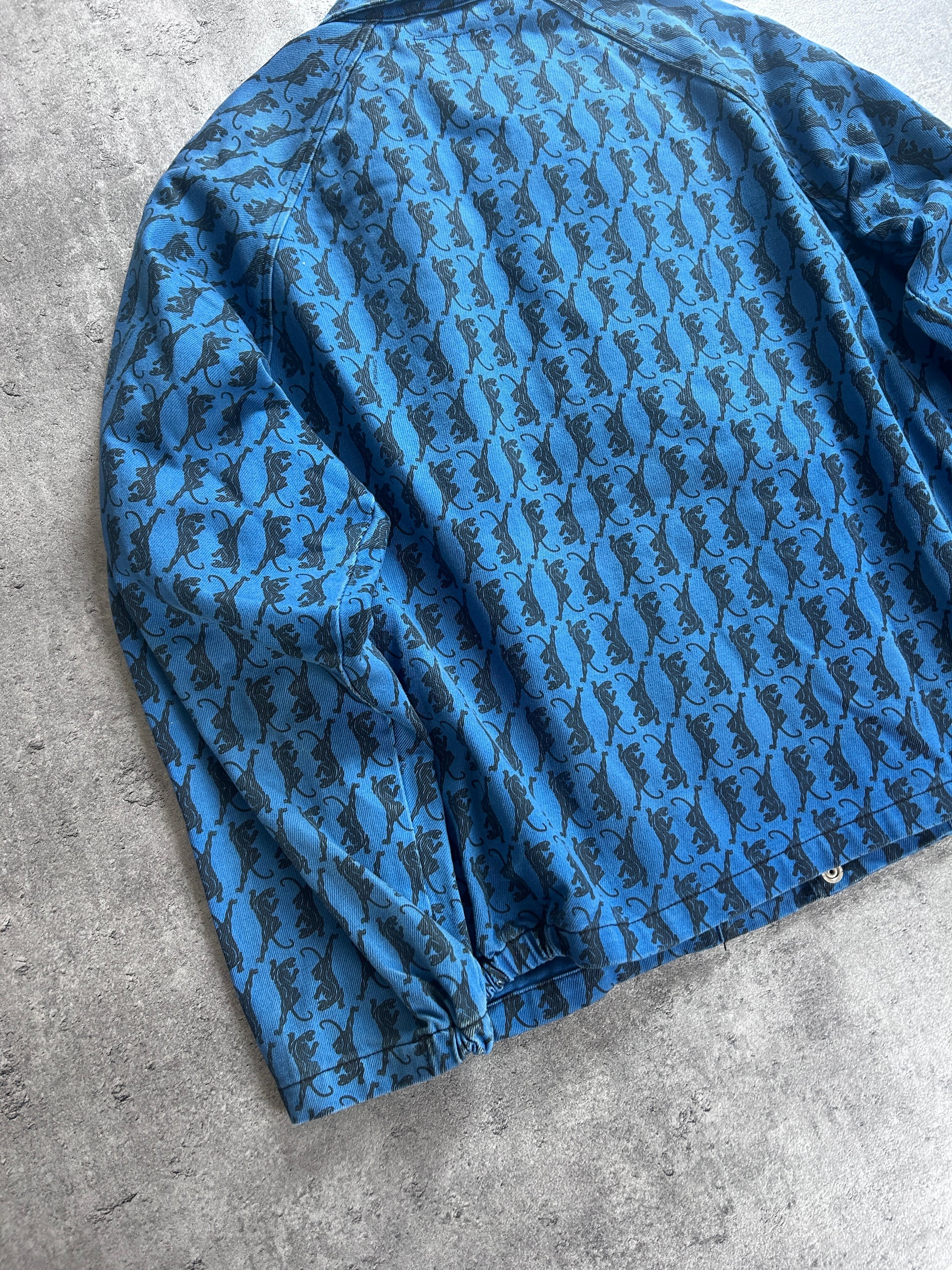SUPREME TWILL JACKET “PANTHER BLUE” (L)