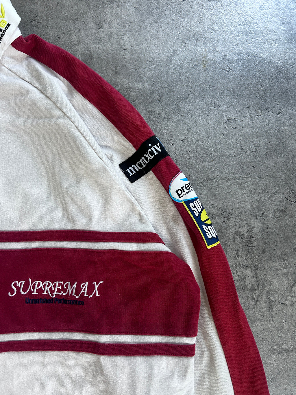 SUPREME CHEST STRIPE RUGBY POLO (XL)