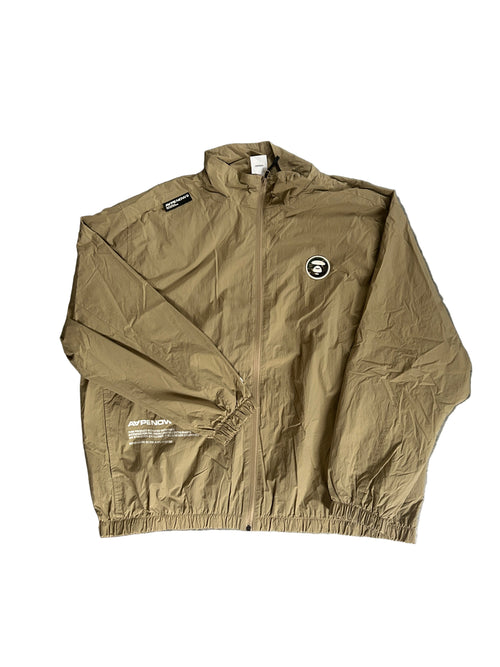 AAPE NOW NYLON ZIP UP JACKET (XL)