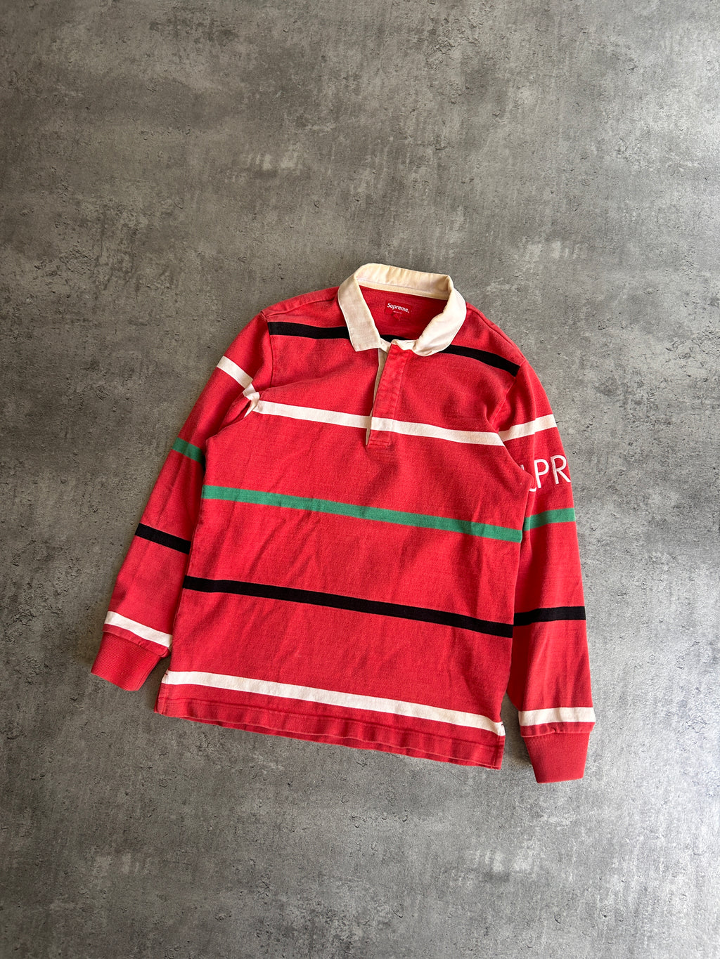 SUPREME STRIPED RUGBY POLO (M)