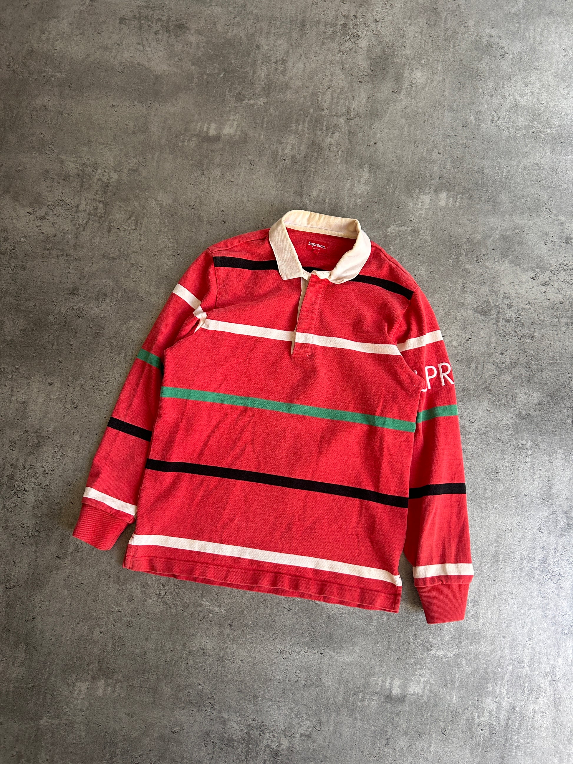 SUPREME STRIPED RUGBY POLO (M)