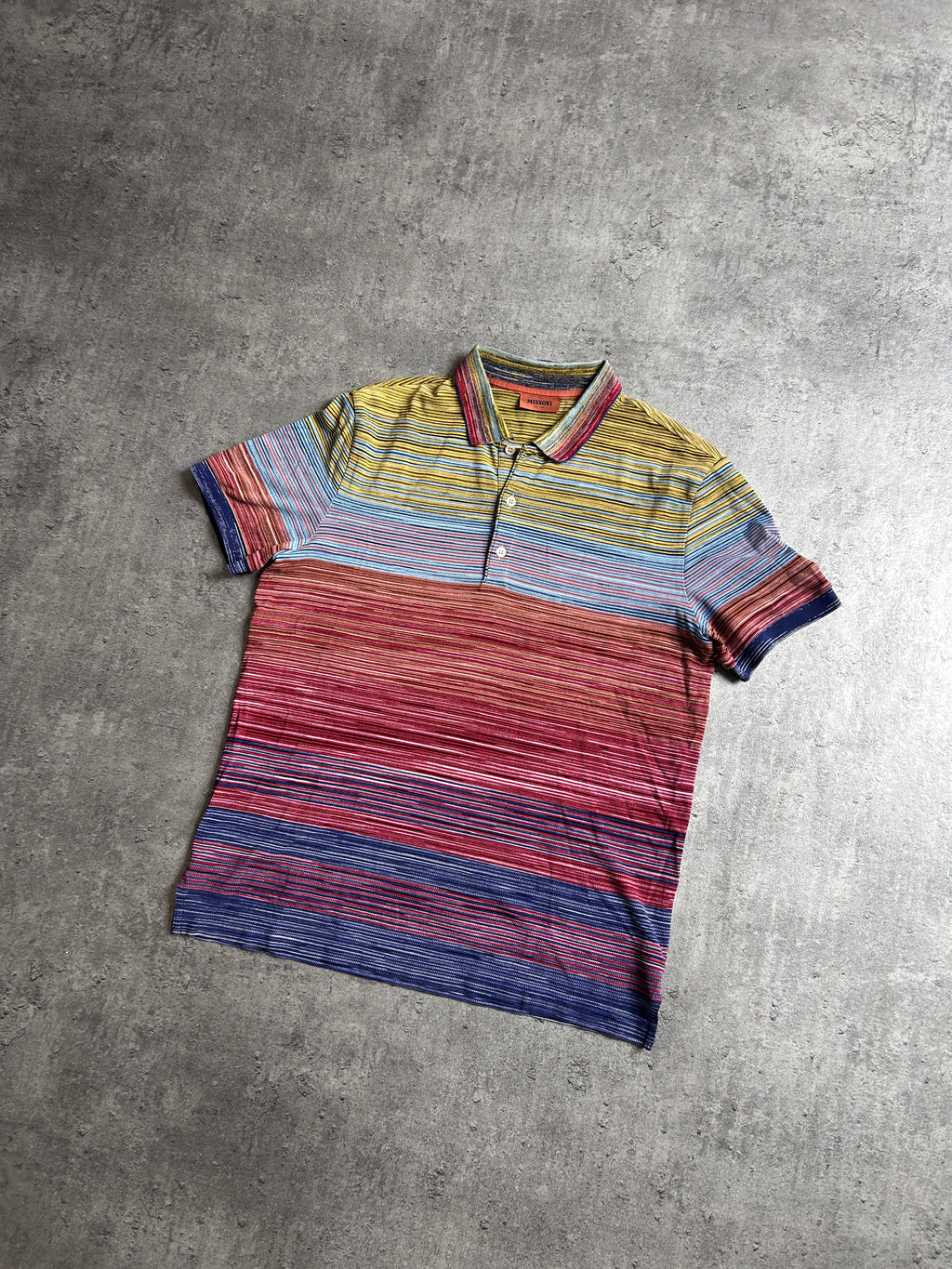 MISSONI STRIPE POLO (M)