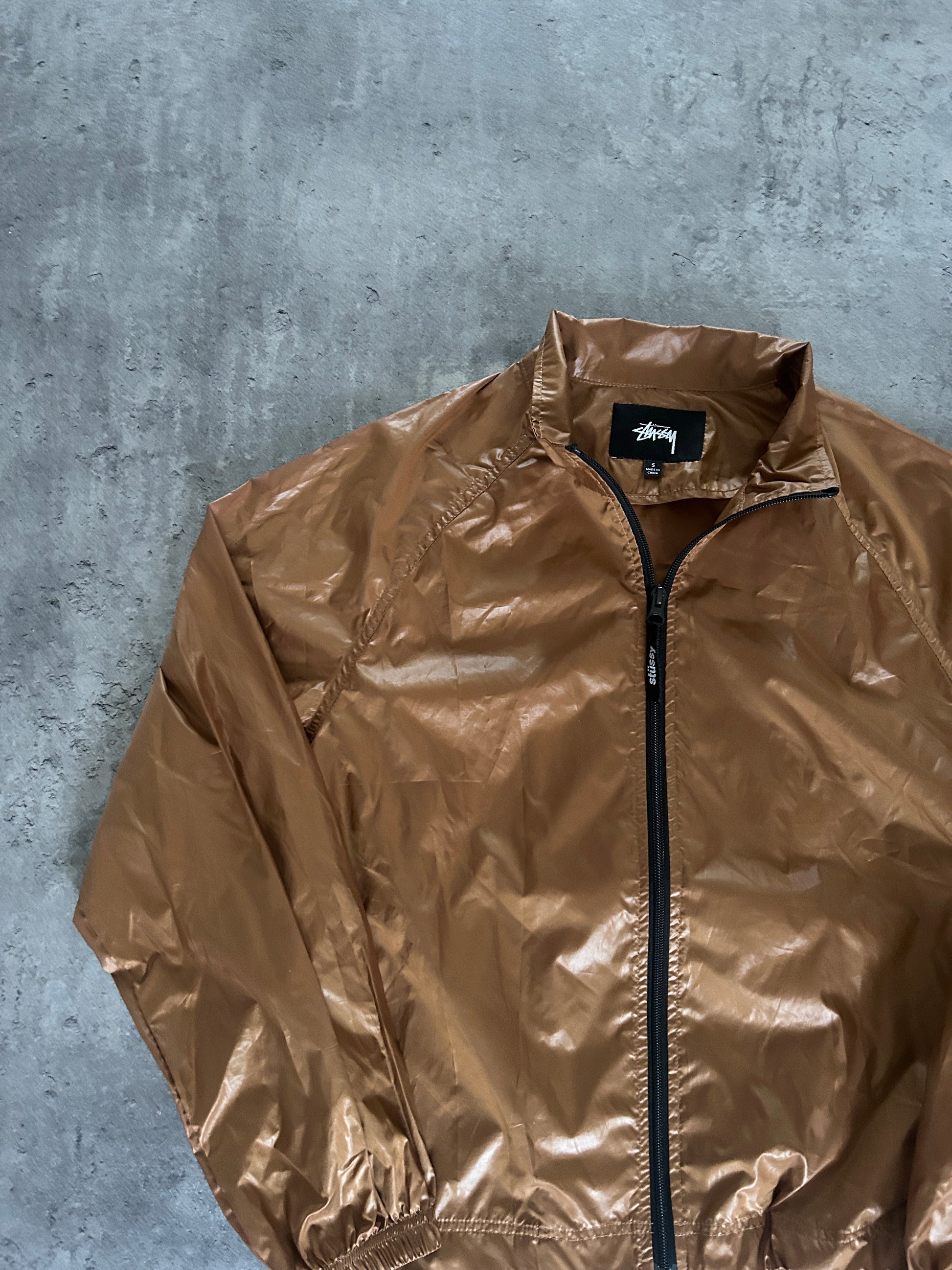 STÜSSY SHINY ZIP JACKET (S WMNS)