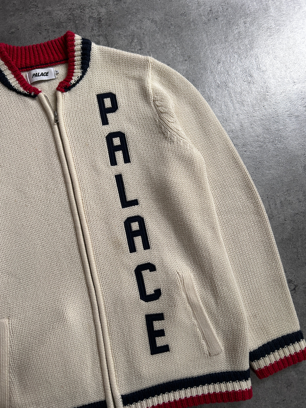 PALACE VERT KNIT BEIGE (M/L)