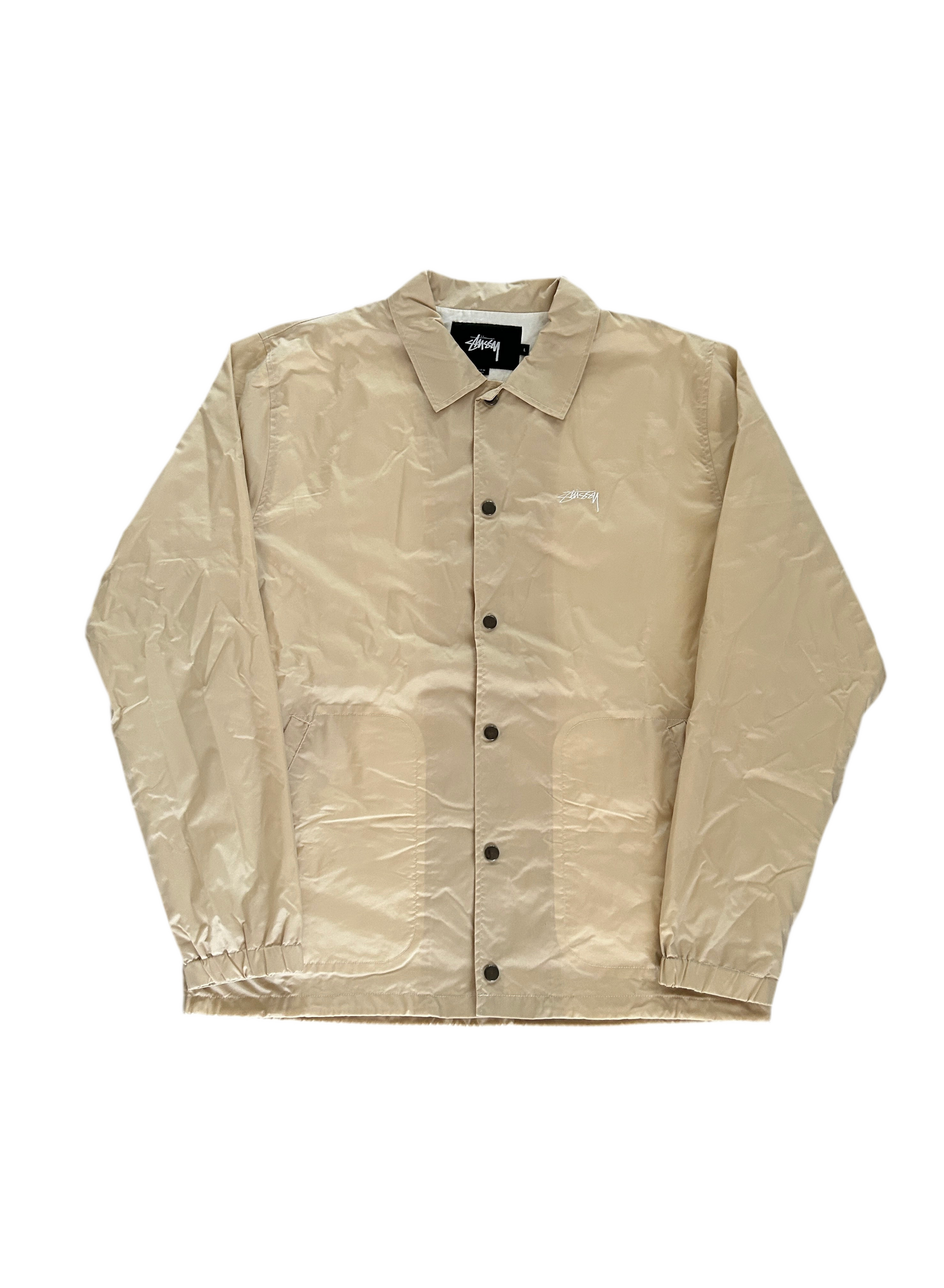 STÜSSY COACH JAKKE “ALMOND” (L)