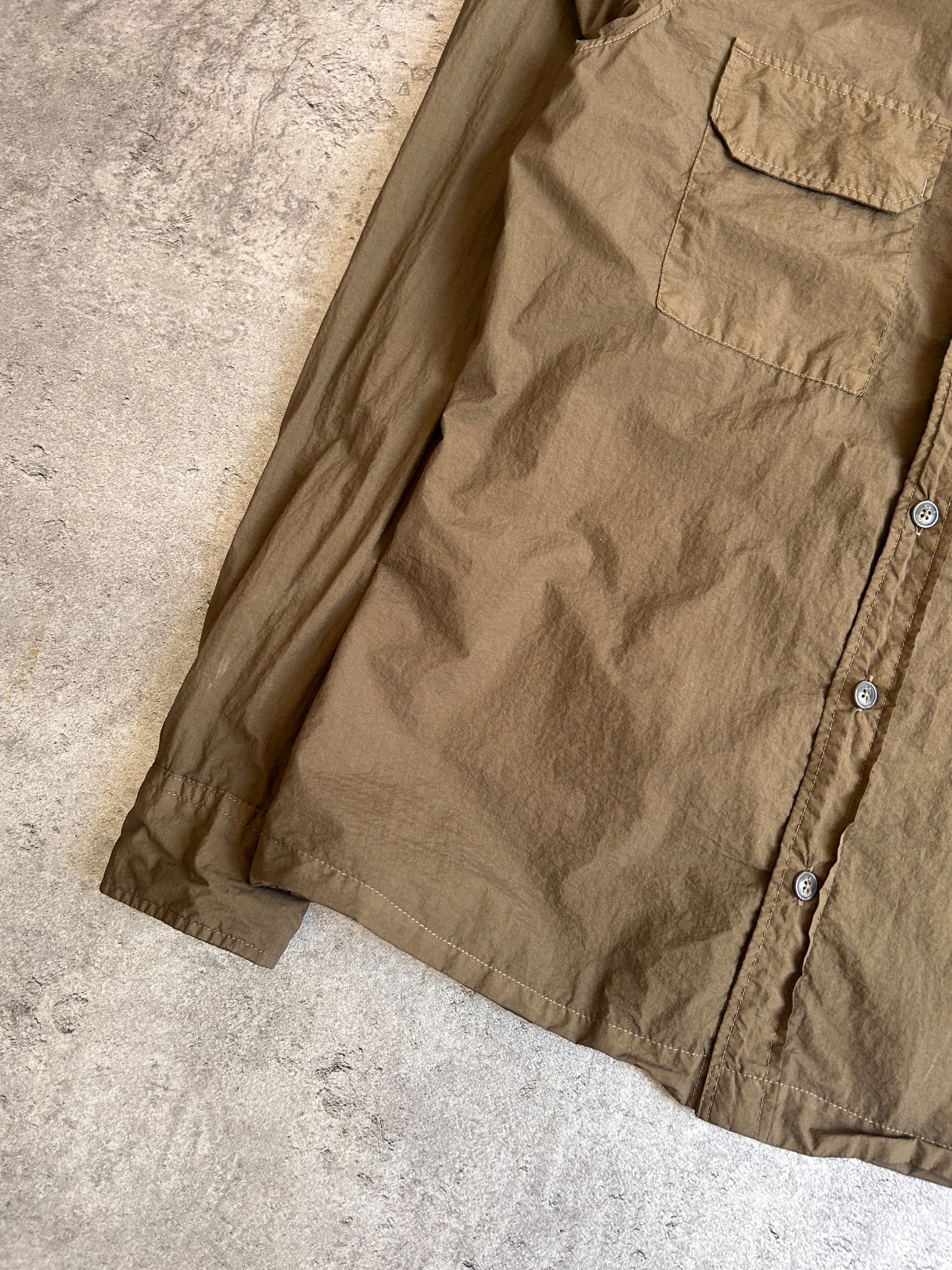 CP COMPANY OVERSHIRT “KHAKI/BROWN” (S)
