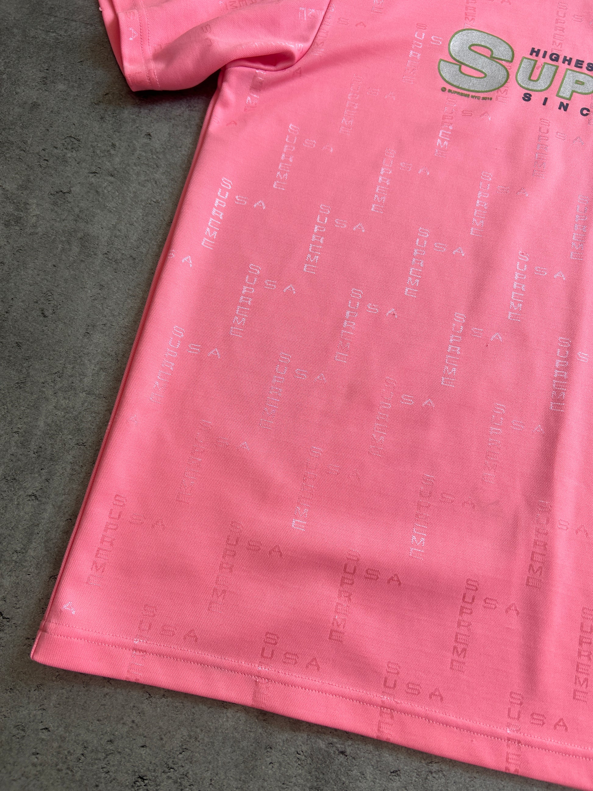 SUPREME HIGHEST STANDARD PINK JERSEY (L)